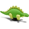3D grøn dinosaur med skæl Jibbitz-vedhæng
