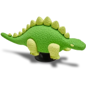 3D grøn dinosaur med skæl Jibbitz-vedhæng 3D grøn dinosaur med skæl Jibbitz-vedhæng