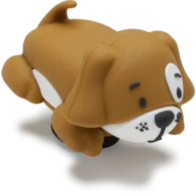 3D-hund med poter Jibbitz-vedhæng