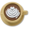 3D-kaffekop Jibbitz™-vedhæng