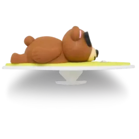 3D Surfing Bear Jibbitz™-vedhæng 3D Surfing Bear Jibbitz™-vedhæng