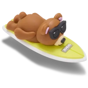 3D Surfing Bear Jibbitz™-vedhæng 3D Surfing Bear Jibbitz™-vedhæng