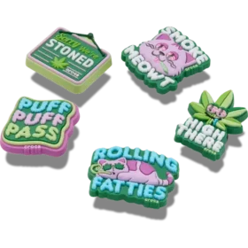 420 Hemp Cuties 5-pak Jibbitz-vedhæng