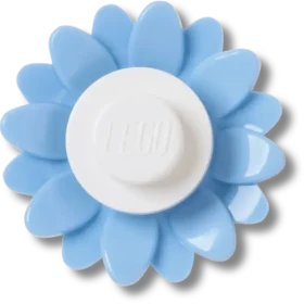 4Lw Blå blomst Jibbitz-vedhæng