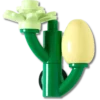 4Lw Gule blomsterknopper Jibbitz-vedhæng 4Lw Gule blomsterknopper Jibbitz-vedhæng