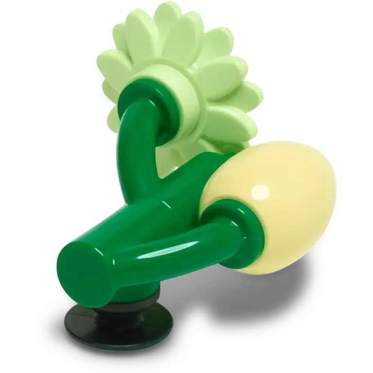 4Lw Gule blomsterknopper Jibbitz-vedhæng 4Lw Gule blomsterknopper Jibbitz-vedhæng