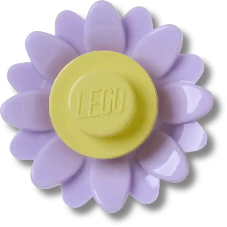 4Lw Lilla blomst Jibbitz-vedhæng 4Lw Lilla blomst Jibbitz-vedhæng