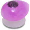 Amethyst – februar-fødselssten-kollektion Jibbitz-vedhæng