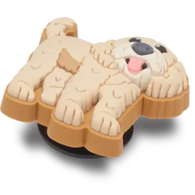 ‘B’golden Doodle Puppy Jibbitz-skovedhæng’