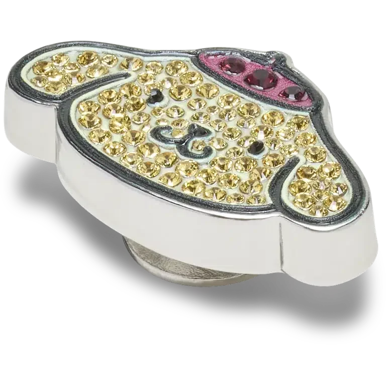‘B’pompompurinXe2X84Xa2 med SwarovskiXc2Xae-krystaller Jibbitz-skovedhæng’ ‘B’pompompurinXe2X84Xa2 med SwarovskiXc2Xae-krystaller Jibbitz-skovedhæng’