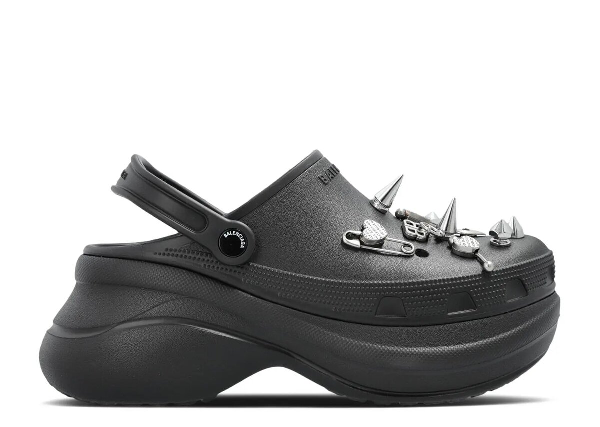 Balenciaga x Wmns Jibbitz Punk-mule ‘Black’ Balenciaga x Wmns Jibbitz Punk-mule ‘Black’