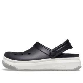 Band Full Force sandaler med tyk sål, sort/hvid, unisex