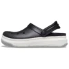 Band Full Force sandaler med tyk sål, sort/hvid, unisex