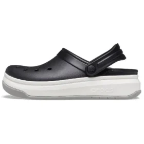 Band Full Force sandaler med tyk sål, sort/hvid, unisex