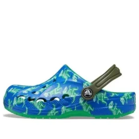 Baya Clogs med print “Blue Bolt Multi”