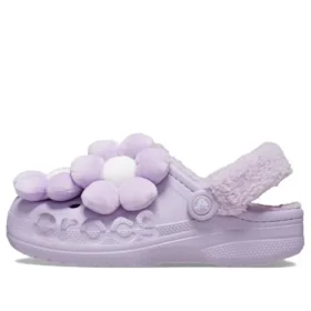 Baya Fuzz-Lined Strap Singles Day “Purple White”