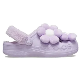 Baya Fuzz-Lined Strap Singles Day “Purple White”