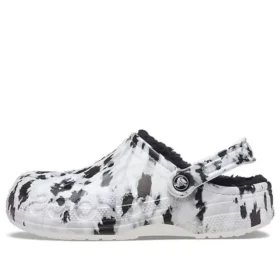 Baya Lined Clog – unisex-hjemmesko i hvid og grå “White Grey”