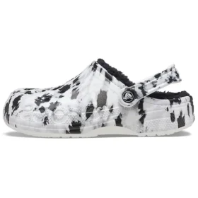 Baya Lined Clog – unisex-hjemmesko i hvid og grå “White Grey”