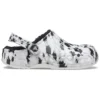 Baya Lined Clog – unisex-hjemmesko i hvid og grå “White Grey”
