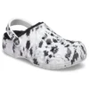 Baya Lined Clog – unisex-hjemmesko i hvid og grå “White Grey”