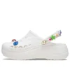 Baya Midsummer Platform Clog “White Pink”