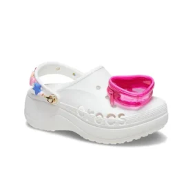 Baya Midsummer Platform Clog “White Pink”