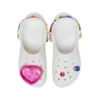 Baya Midsummer Platform Clog “White Pink”