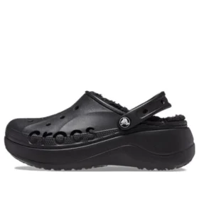 Baya Platform Lined Clog Sandaler “Black”
