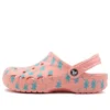 Baya sæsonbestemte Clogs med grafisk mønster “Pink Blue”