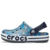 Bayaband Clogs med print “Blue Grey”