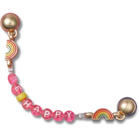 Be Happy Chain Jibbitz™-vedhæng