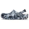 Beach Marbled Unisex sorte og hvide sandaler “Black White”