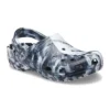 Beach Marbled Unisex sorte og hvide sandaler “Black White”