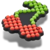 Beaded Cherry Jibbitz™-vedhæng