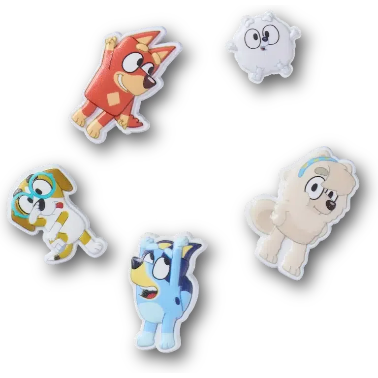Bluey 5-pak Jibbitz-skovedhæng Bluey 5-pak Jibbitz-skovedhæng