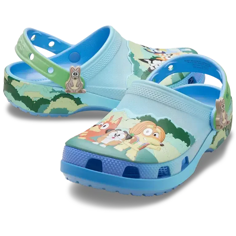 Bluey Best Buddies Classic Clog til børn Bluey Best Buddies Classic Clog til børn
