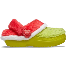 Børns Grinch Classic Lined Clog – Crocs
