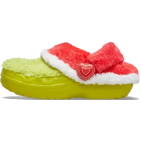 Børns Grinch Classic Lined Clog – Crocs