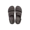 Brooklyn Croco Low Espresso-sandal “Brown”