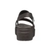 Brooklyn Croco Low Espresso-sandal “Brown”