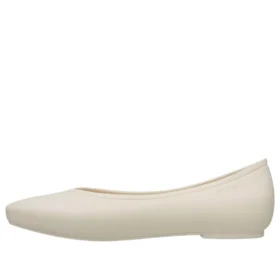 Brooklyn spidse flade sko “Cream White”