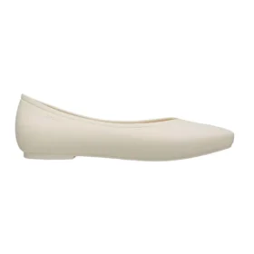 Brooklyn spidse flade sko “Cream White”