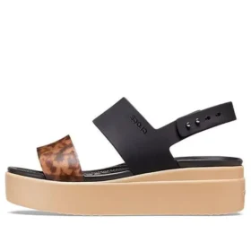 Brooklyn Tort Low Wedge “Black Brown” Brooklyn Tort Low Wedge “Black Brown”