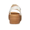 Brooklyn Woven Wedge Sandaler “White Brown”