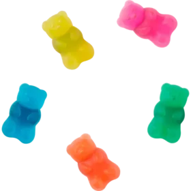 Candy Bear 5-pak Jibbitz-sko-vedhæng