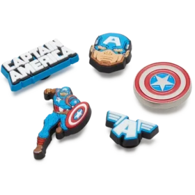 Captain America 5-pak Jibbitz-vedhæng