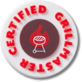 Certified Grill Master-badge Jibbitz-vedhæng