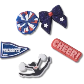 Cheer 5-pak Jibbitz-vedhæng