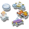 Cinderella 5-pak Jibbitz-vedhæng